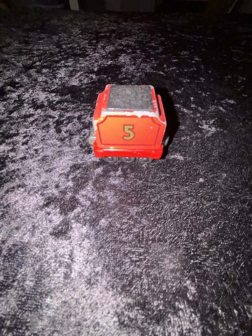 Thomas the Train Learning Curve Die Cast Spotlight Car And Coal Car #5 EUC